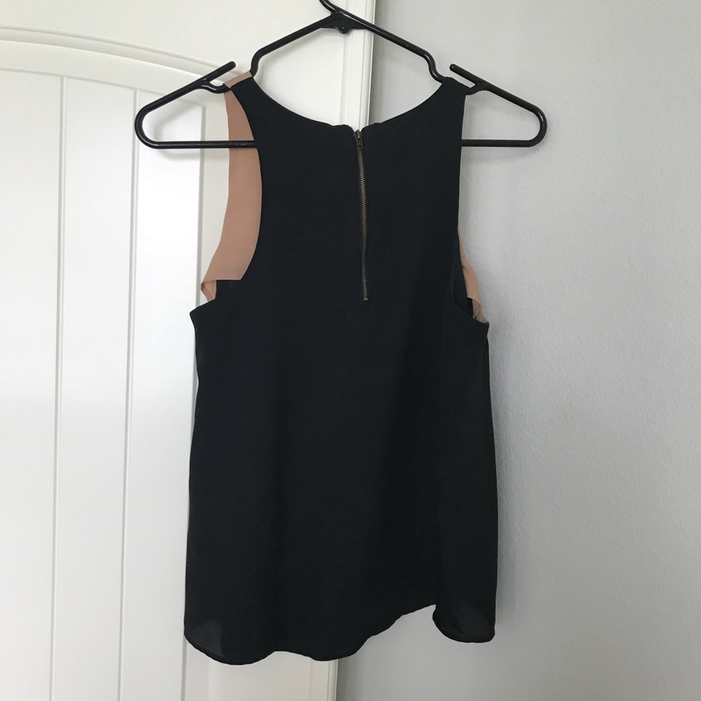 Tan and Black Tank Top - Picture 4 of 4